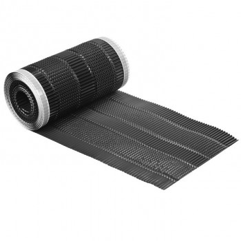 Banda etansare coama RAL 9005 negru latime 300mm lungime 5m